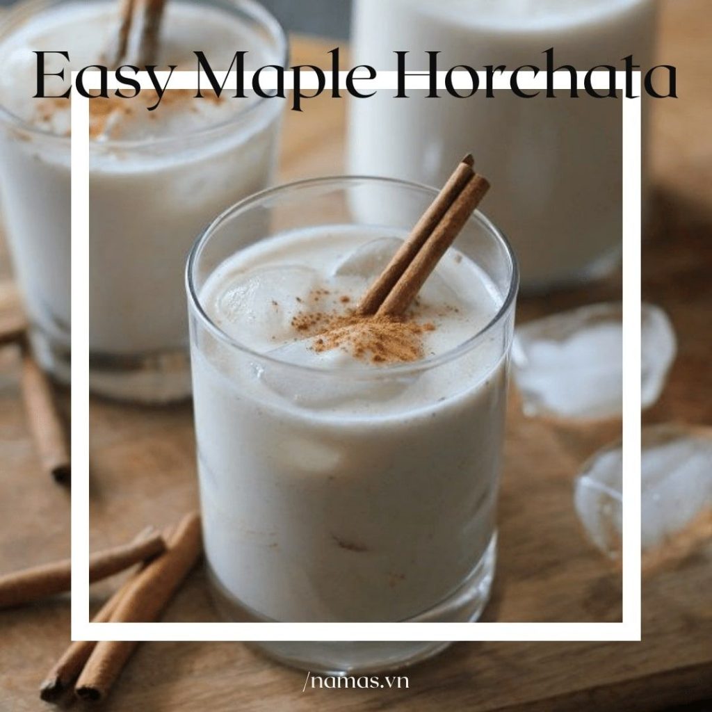 Easy Maple Horchata