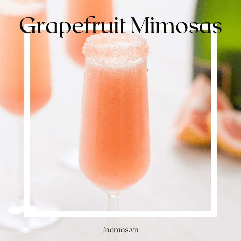 Grapefruit-Mimosas