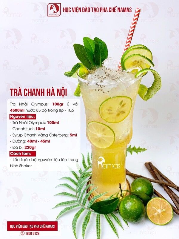 16 Công Thức Trà Trái Cây Giải Nhiệt Dễ Làm 12 tra-chanh-ha-noi