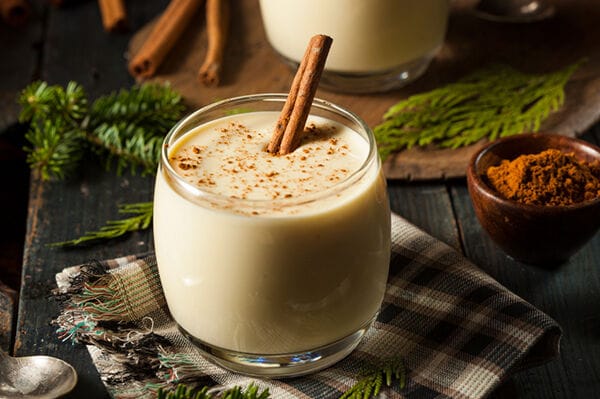 Homemade White Holiday Eggnog
