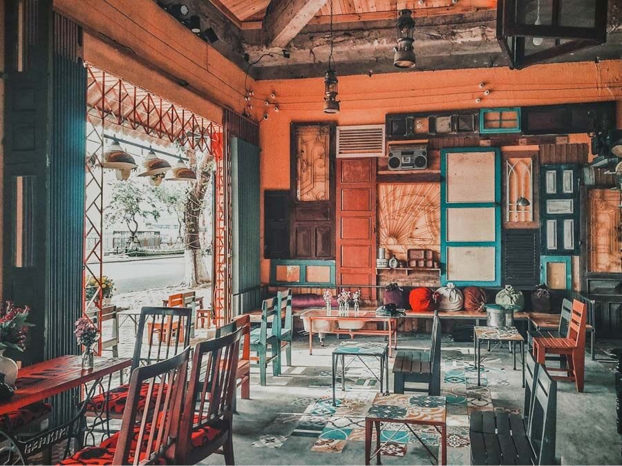 Thiet Ke Quan Cafe Phong Cach Vintage